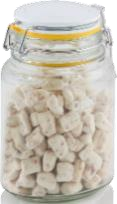 Jar Rainbow Oval Latch Size 3
