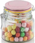 Jar Rainbow Oval Latch Size 5