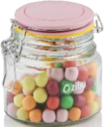 Jar Rainbow Oval Latch Size 5