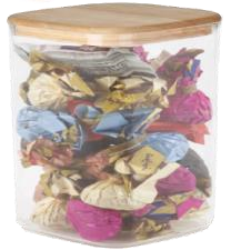 Wooden Lid Jar Coconut Size 1