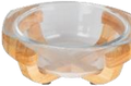 Bowl With Wooden Stand Sofia Size 2