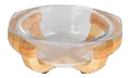 Bowl With Wooden Stand Sofia Size 3