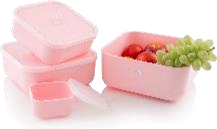 Bowl with Lid Set Sikas 4 Sizes